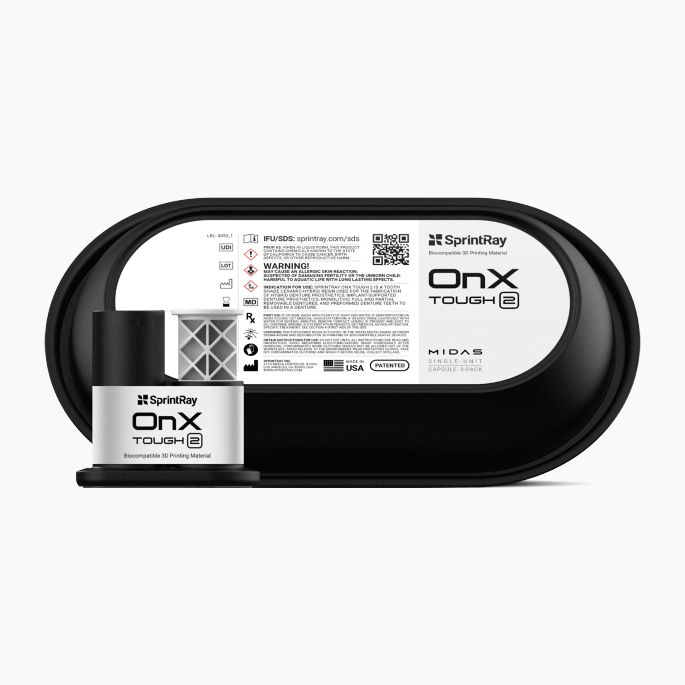 SprintRay Crown HT MIDAS Capsule (3 Pack)
